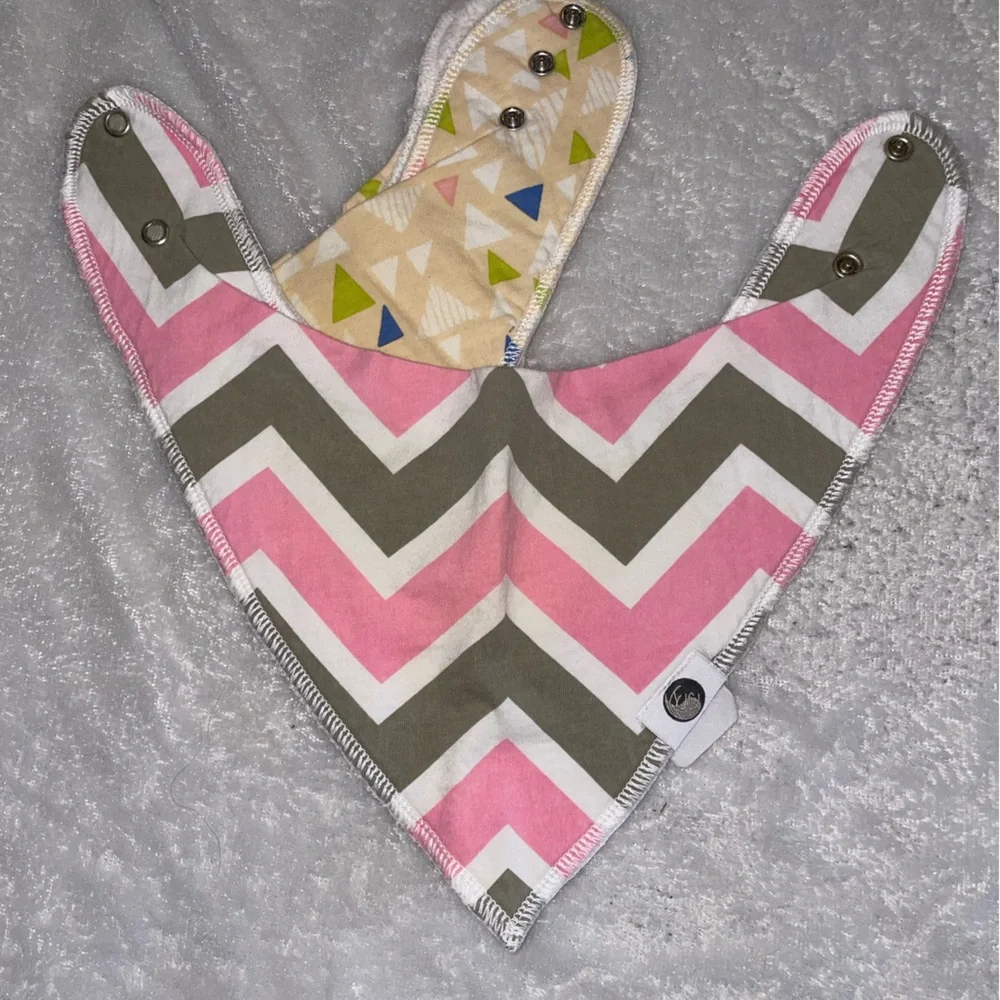 Four bandana style bibs